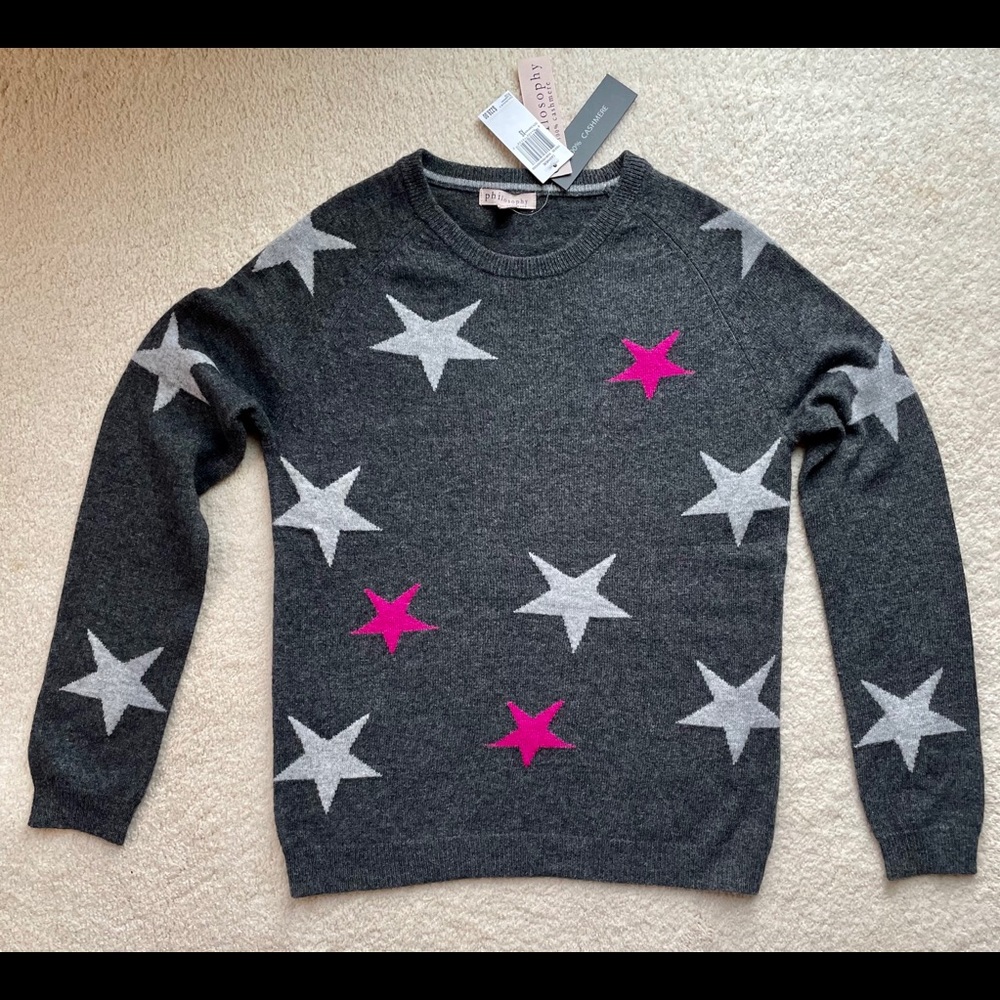 100% Cashmere sweater! NWT Philosophy